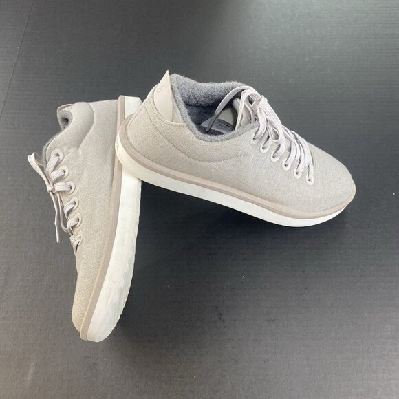 Allbirds Shoe Women’s Size 8 Wool Piper Woven Sneaker Lace Canvas Comfort Used - Picture 13 of 16